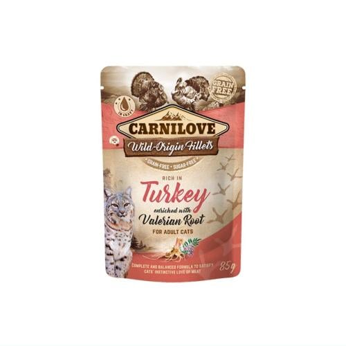 كارنيلوف أظرف طعام رطب للقطط - الديك الرومي وزهرة...