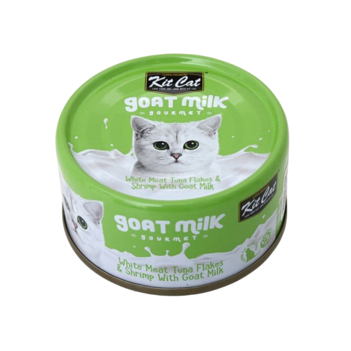 كت كات معلبات شرائح التونة البيضاء مع الروبيان وحل...