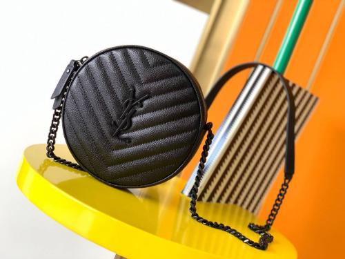 شنطه Yves Saint Laurent VINYLE small round bag