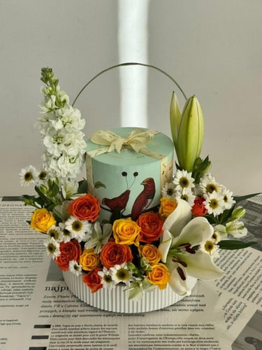 تنسيق ورد طبيعي مع ويفر اصابع انوش المميزة