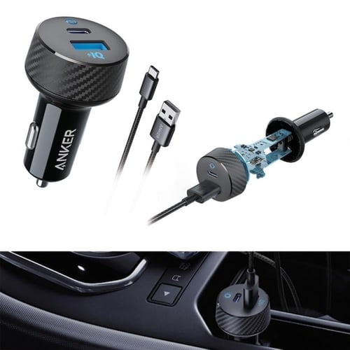انكر كيبل راس سيارة مجر USB+PD