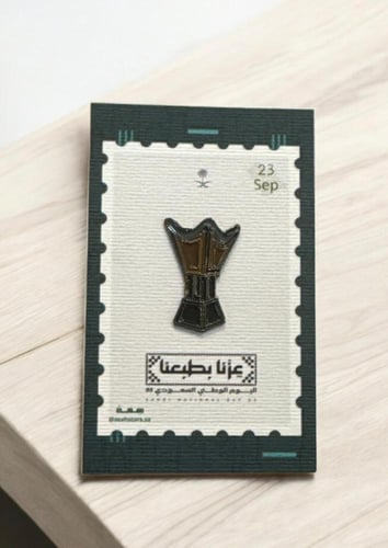 ستيكر معدني للجوال لليوم الوطني السعودي