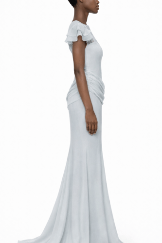 Column Silhouette — Muted Celadon Green — Natural...