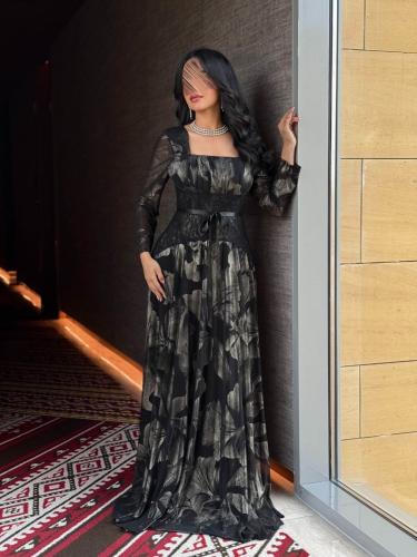 فستان عيد مشجر