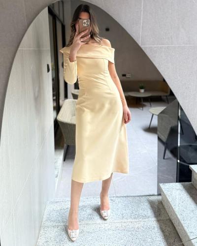 فستان عيد وجمعات رمضانية السن المحير ميدي