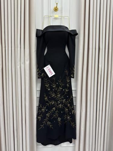 فستان سهرة باربي مطرز يدوي