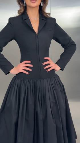 فستان ميدي باربي وشانطون