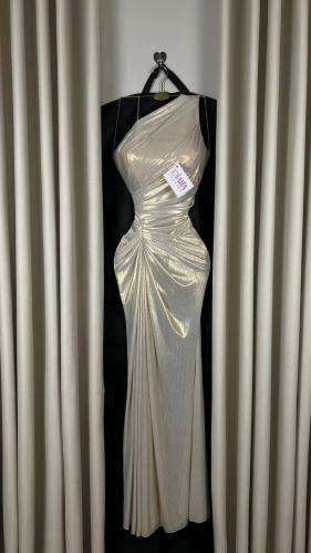 فستان سهرة لمعه استرتش