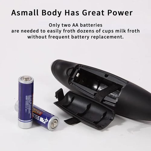 صانع رغوة حليب كهربائي محمول باليد