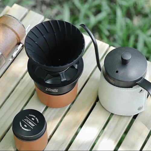 مجموعة صنع القهوة المحمولة