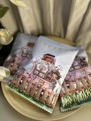 أكياس شيبس بثيم عيد الأضحى ( بدون تعبئة )