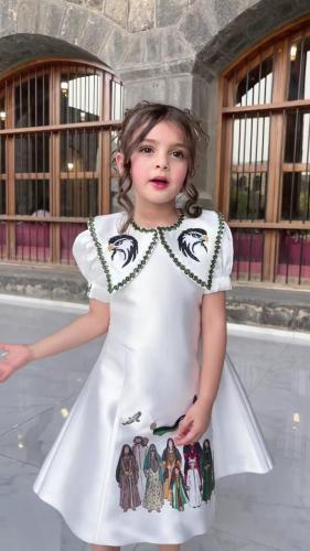 فستان اليوم الوطني السعودي