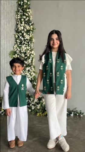وشاح اليوم الوطني بناتي