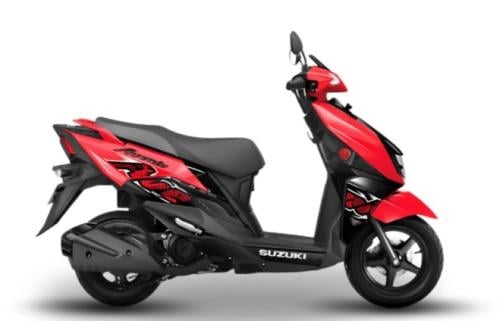 دراجة نارية سوزوكي افينيس موديل 2025 اللون احمر