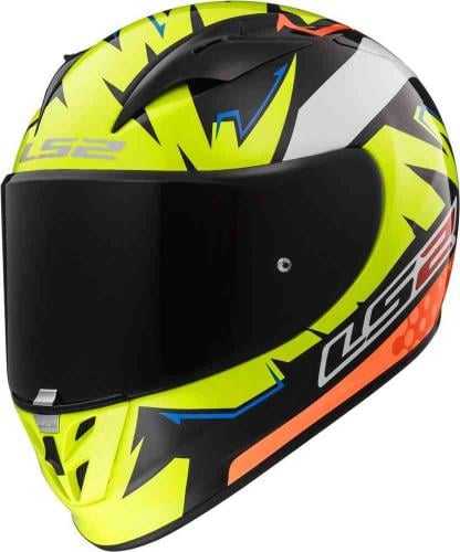 خوذة دراجة نارية LS2 FF323 Arrow R EVO V، أسود/أصف...