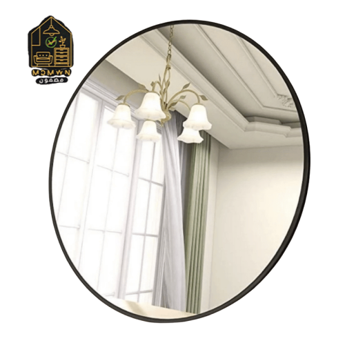 مرآة حائط باللون الأسود