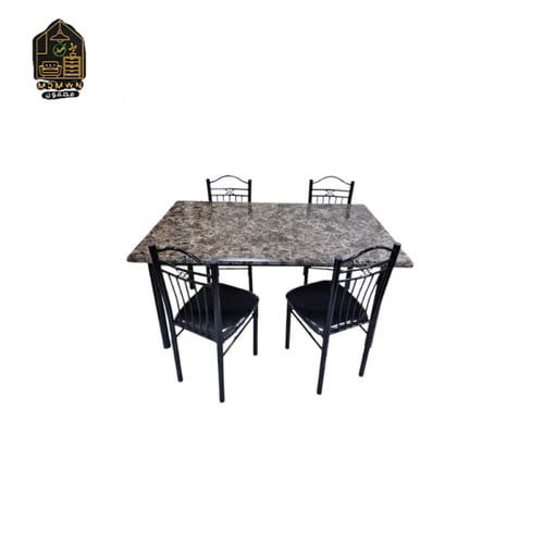 طاولة طعام للمنزل مع كراسي متعددة المقاسات