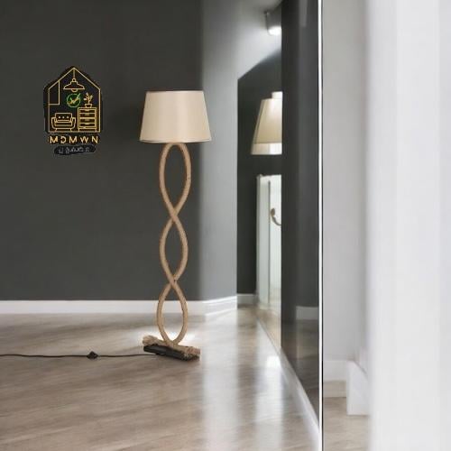 إنارة بحبل لون بني