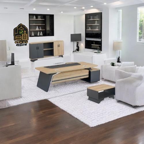 طقم مكتب عصري مع ملحقات أنيقة