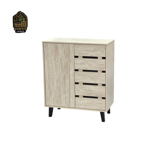 خزانة مودرن ولمسة خشبية أنيقة