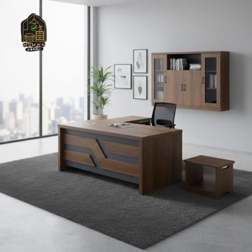 طقم مكتب مودرن مع خزانة