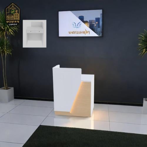 كاونتر استقبال صغير بتصميم عصري 80سم