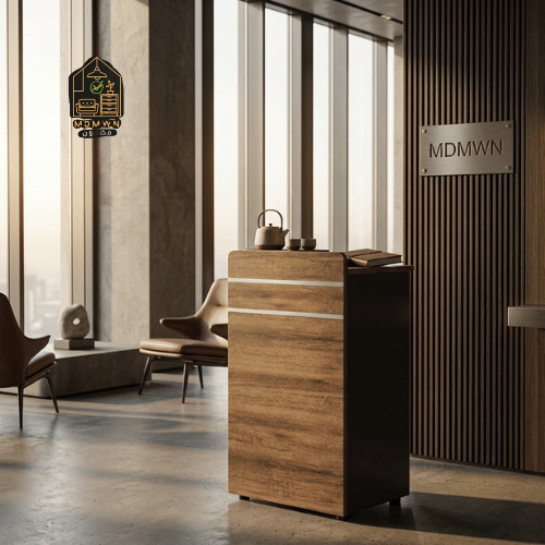 طاولة استقبال واستعلامات مودرن بتصميم عملي