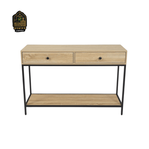 طاولة جانبية ب2 درج تصميم عصري وخشب عالي الجودة