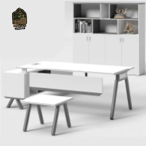 خزانة مكتبية أنيقة 180سم لونين