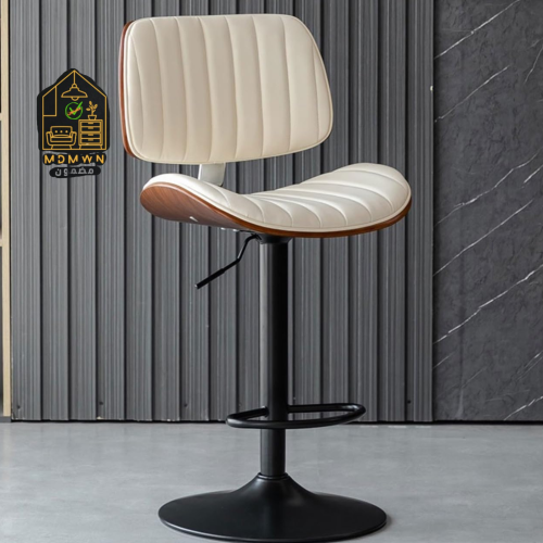 كرسي بستيم قماش بيج