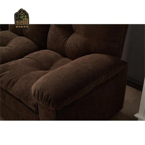 طقم كنب فاخر مكون من كنبة ثلاثية وكنبة ثنائية تصمي...