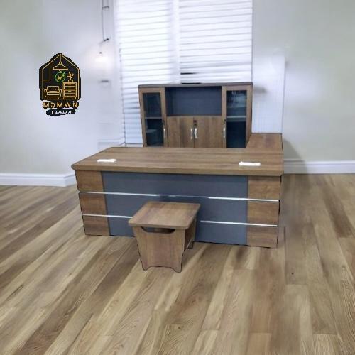 طقم مكتب عمل عصري مع خزانة