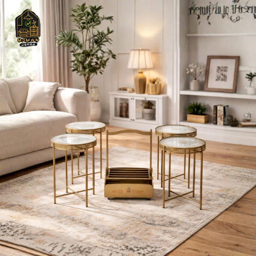 طقم طاولات شاي 4 قطع