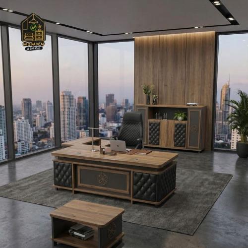 طقم مكتب مدير فاخر مقاسات والوان متعددة