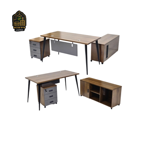 مكتب زاوي أنيق