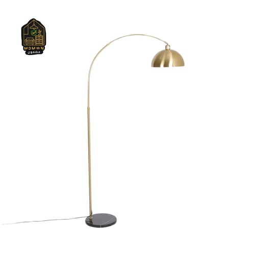 مصباح أرضي قوسي بقاعدة رخامية الوان متعددة