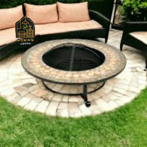 موقد نار معدني 76*21 سم