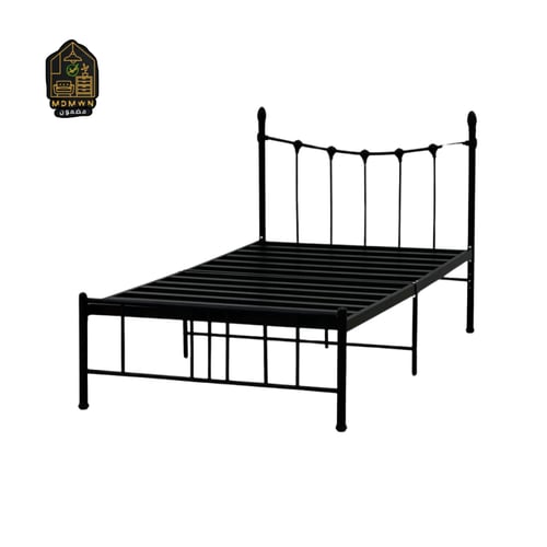 سرير حديد بتصميم زخرفي فاخر 200*120