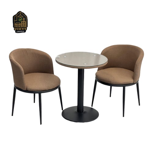 طقم طاولة مع كراسي جلسة رايقة 2 كرسي مع طاولة وسط...