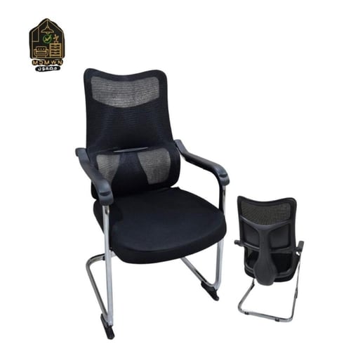 كرسي مكتب شبك مريح دوار أو ثابت