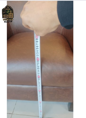 كرسي إستقبال جلد فخم