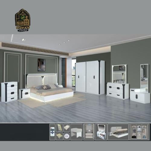 طقم غرفة نوم تصميم عصري وجميل