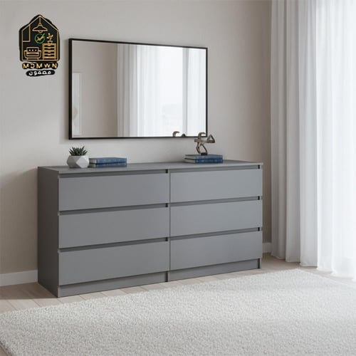 تسريحة ب 6 أدراج متعددة الالوان مقاس 160سم