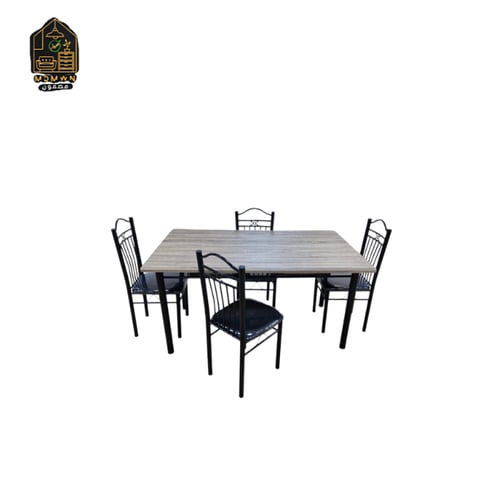 طاولة طعام للمنزل مع كراسي متعددة المقاسات