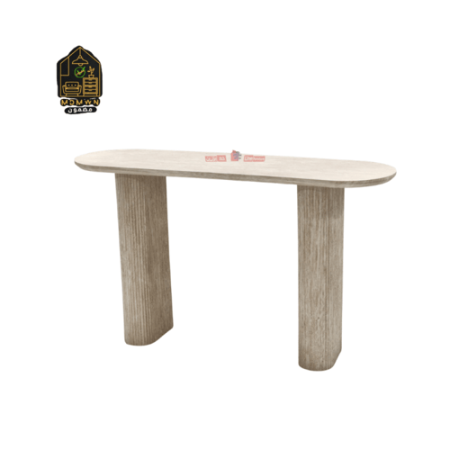 طاولة كنسول خشبية بتصميم عصري الوان متعدده