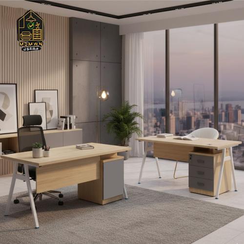 مكتب عصري لونين مقاسات متعددة