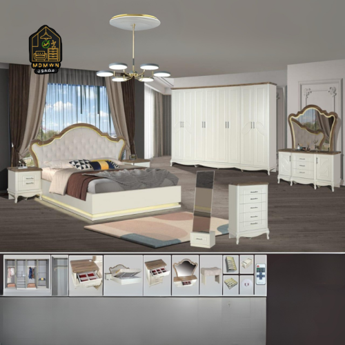 غرفة نوم "كلاسيك بيانكا" – ملكية الطراز وجاذبية ال...