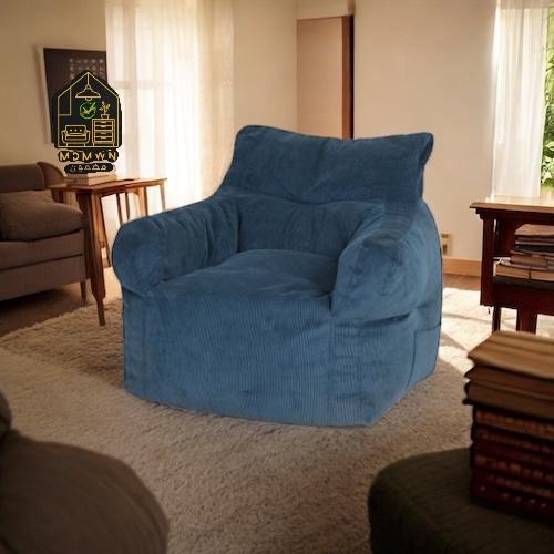 أريكة محشوة لون ازرق