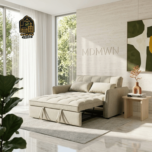 Elegantly designed sofa bed