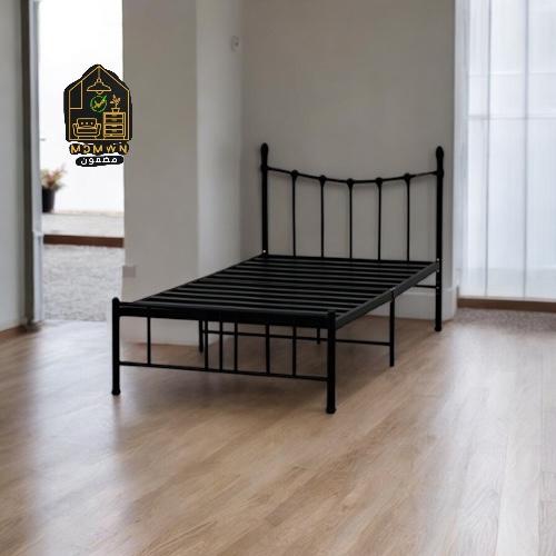 سرير حديد بتصميم زخرفي فاخر 200*120